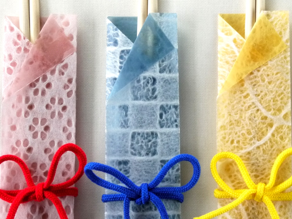 簡単に作れる、おしゃれな和紙の箸袋